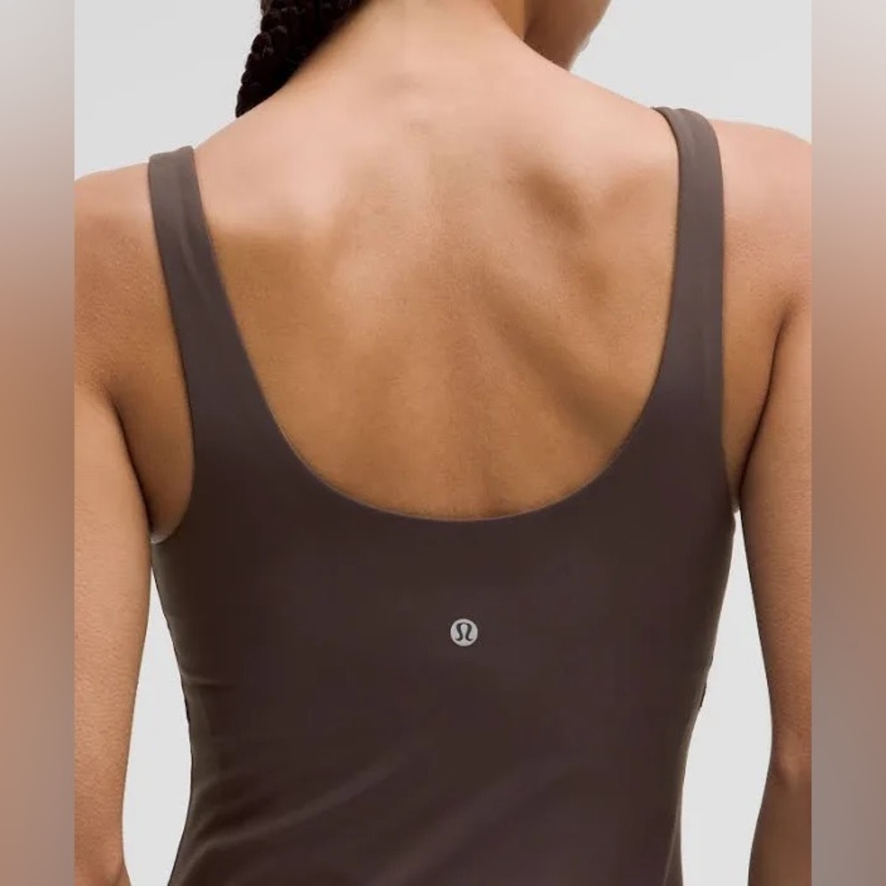 Brown Lululemon Align Mini Athletic Dress in Espresso - Picture 5 of 7